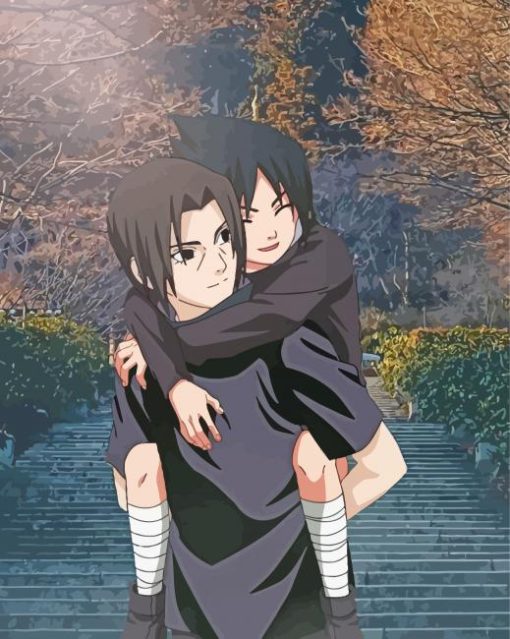 Sasuke And Itachi paint by number