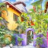 Sayulita Beach House paint by number