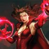 Scarlet Witch paint by number