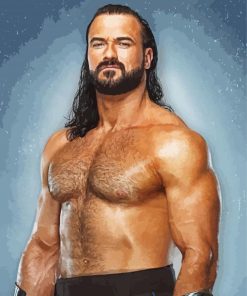 Scottish Drew Mcintyre paint by number