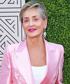 Sharon Stone paint by number