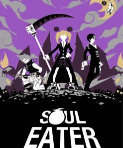 Soul Eater Anime paint by number