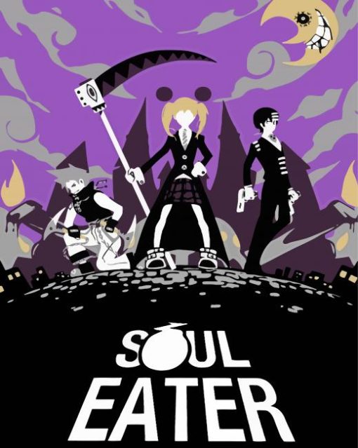 Soul Eater Anime paint by number