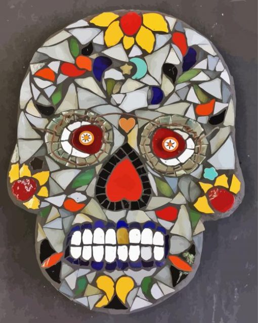 Sugar Skull paint by number