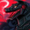 Super Mechagodzilla paint by number