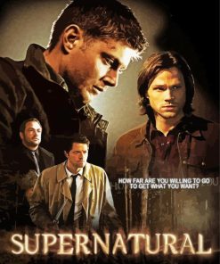 Supernatural Poster paint by number