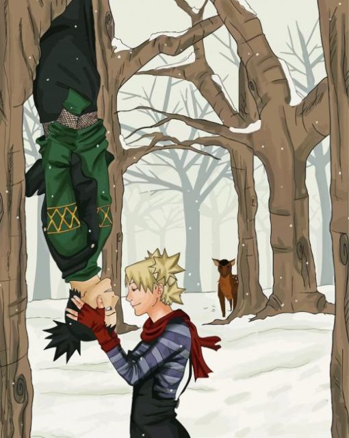 Temari And Shikamaru Art paint by number