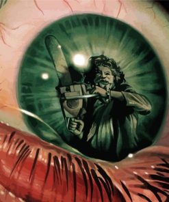 Texas Chainsaw Massacre Eye paint by number