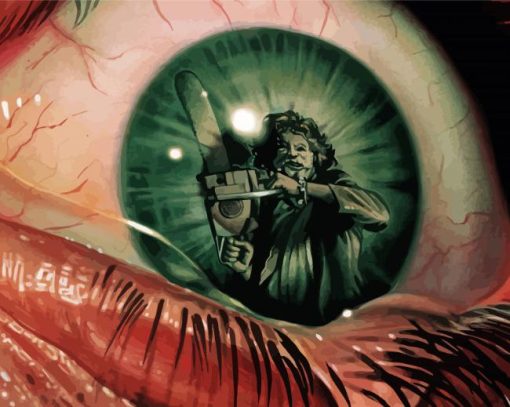 Texas Chainsaw Massacre Eye paint by number