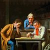 The Checker Players George Caleb Bingham paint by number