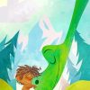 The Good Dinosaur Cartoon paint by number