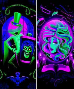 The Haunted Mansion paint by number