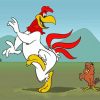 The Leghorn Foghorn Cartoon paint by number