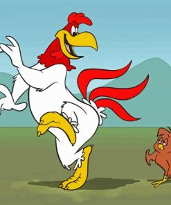 The Leghorn Foghorn Cartoon paint by number