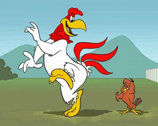 The Leghorn Foghorn Cartoon paint by number