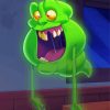 The Real Ghostbusters Slimer paint by number