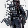 Tie Fighter Pilot paint by number