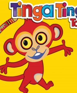 Tinga Tinga Tales Monkey paint by number