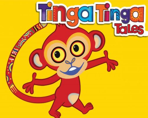 Tinga Tinga Tales Monkey paint by number