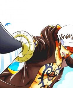 Trafalgar Law One Piece Character paint by number