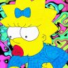 Trippy Maggie Simpson paint by number