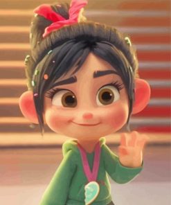 Vanellope Von Schweetz paint by number