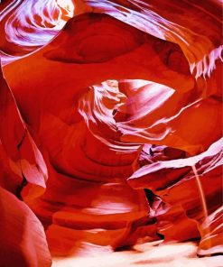 Vermilion Caves paint by number