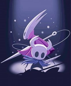 Vessel And Hornet Hollow Knight paint by number