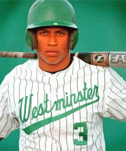 Young Alex Rodriguez paint by number