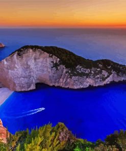 Zante Greece Seascape View paint by number