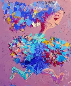 Abstract Cheerleading paint by number