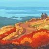 Acadia National Park Poster paint by number