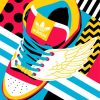 Adidas Shoe Pop Art paint by number