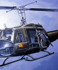 Aesthetic Huey Helicopters Art paint by number