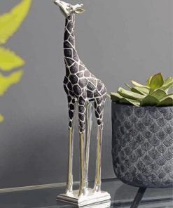 Aesthetic Silver Giraffe paint by number