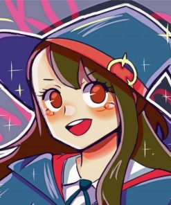 Aesthetic Little Witch Academia paint by number