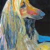 Afghan Hound Dog Art paint by number