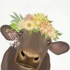 Animals With Flower Crown paint by number