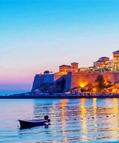 Beautiful Ulcinj City paint by number