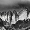 Black And White Mt Whitney paint by number