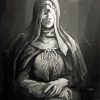 Black And White Sister Friede paint by number