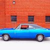 Blue Dodge Charger 1970 paint by number