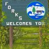 City Of Forks Washington Poster paint by number