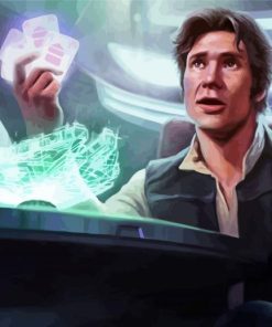 Cool Han Solo paint by number