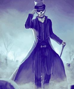 Creepy Baron Samedi paint by number