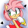 Cute Amy Rose paint by number