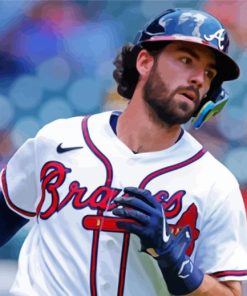 Dansby Swanson paint by number