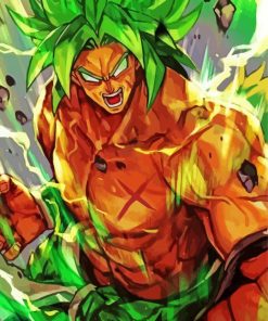 Dragon Ball Broly Character paint by number