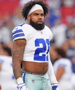 Ezekiel Elliott paint by number