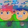 Fish Ponyo Cartoon paint by number